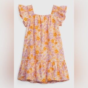 NWT GAP - Toddler Crinkle Gauze Floral Dress - Spring Multi Floral Pink